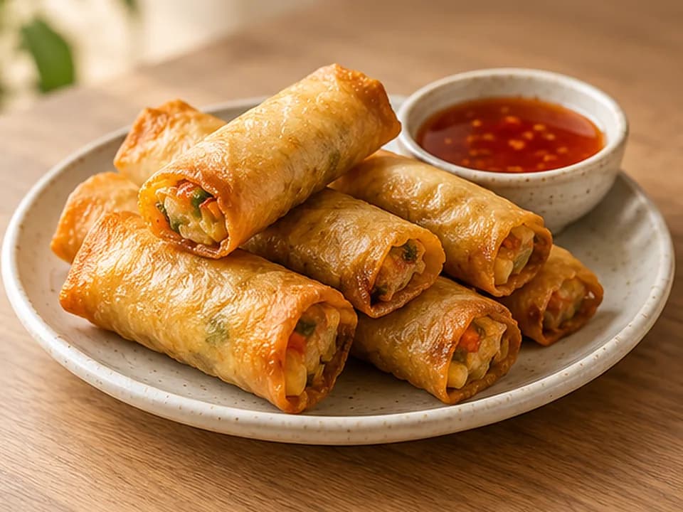 Vege Spring Rolls (6 pcs)