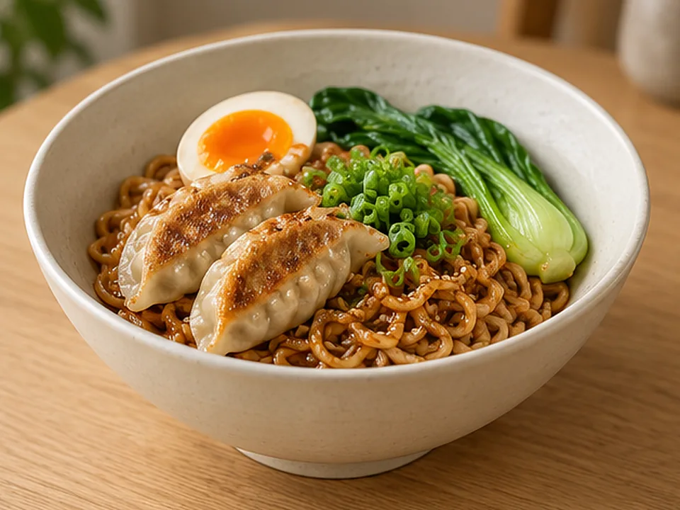 Dumpling Dry Ramen
