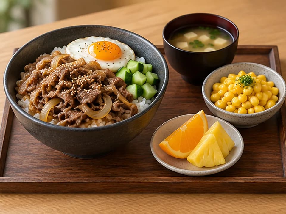 Yakiniku Beef Don Set