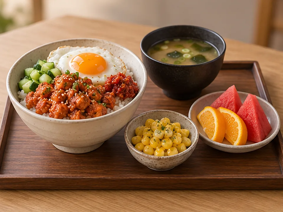 Chicken Mince Rice Bowl Set