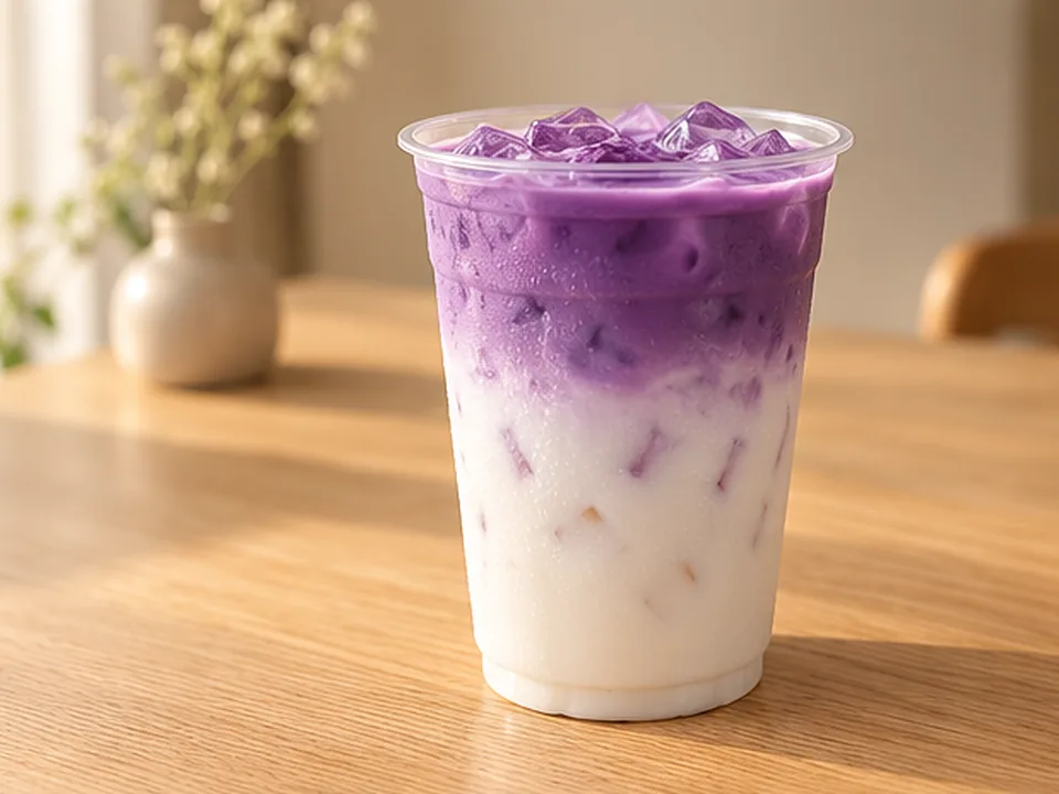 Yam Latte (Iced)